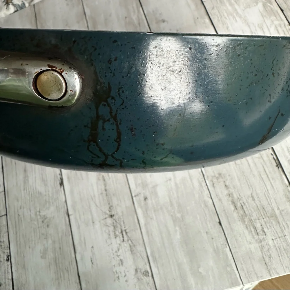 Navy Nonstick Saucepan with Lid - Home Kitchen